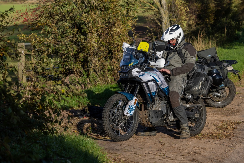 Adventure Spec CF Moto 450MT Side Luggage Racks