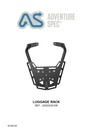 Adventure Spec CF Moto 450 MT Rear Luggage Rack