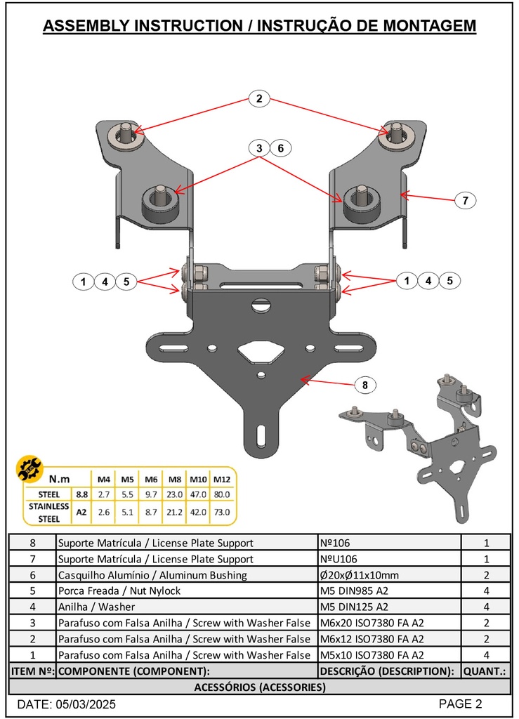 Adventure Spec CF Moto 450MT Tail Tidy