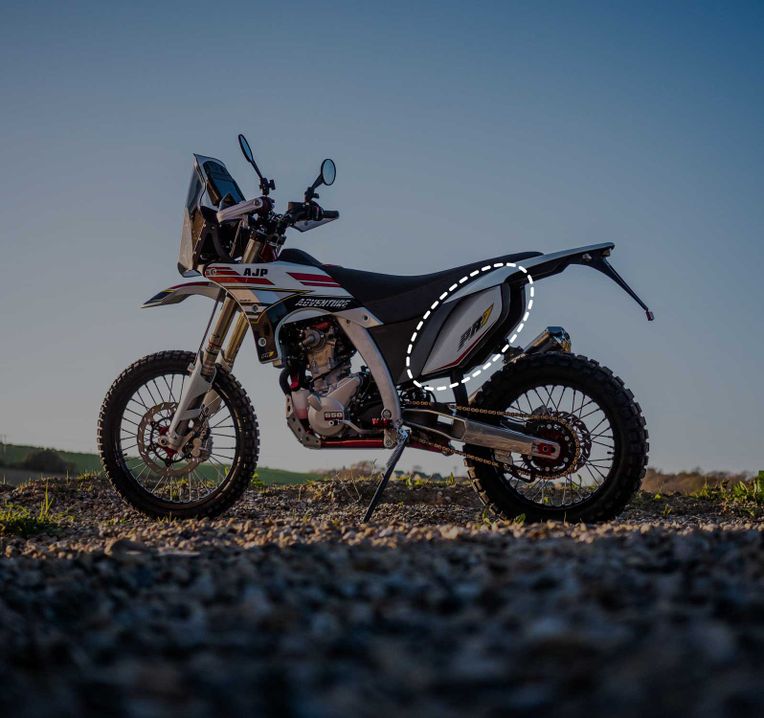 Enduro top bike luggage