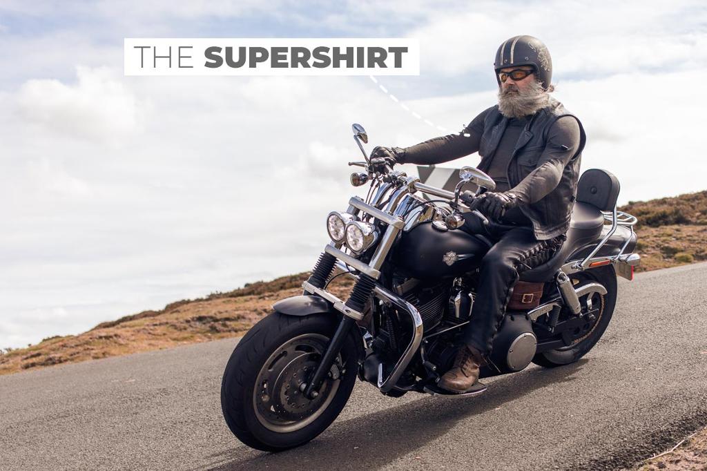 Adventure Spec The Supershirt motorcycle motorbike gear top CE AA protection harley rider