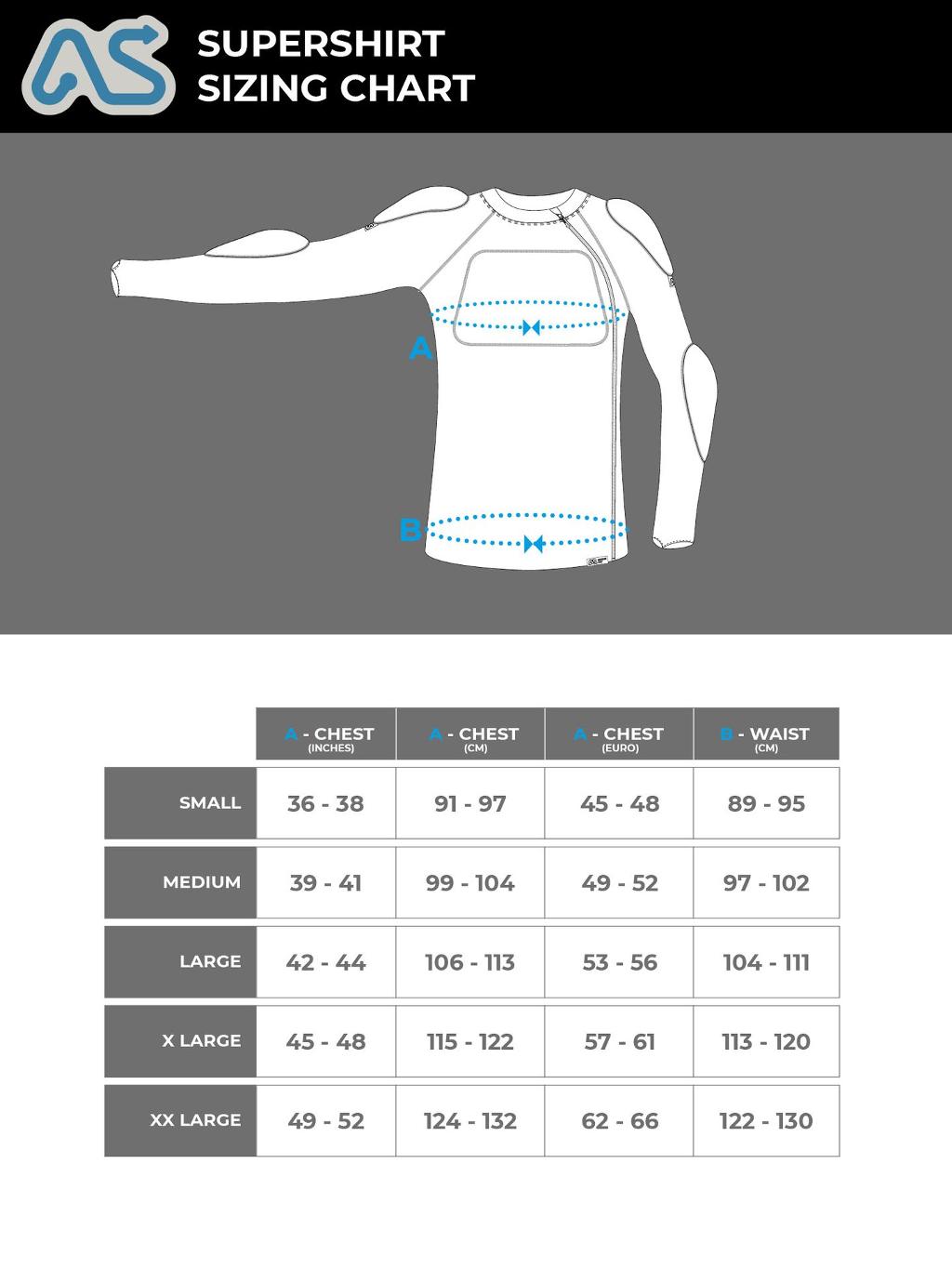 The Supershirt real world sizing | Adventure Spec US