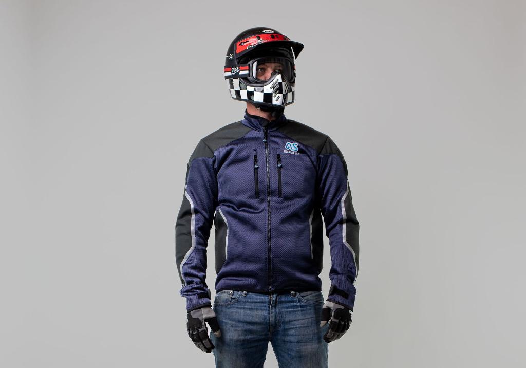 Mongolia Trail Jacket Blue adventure spec motorcycle jacket adv urban riding