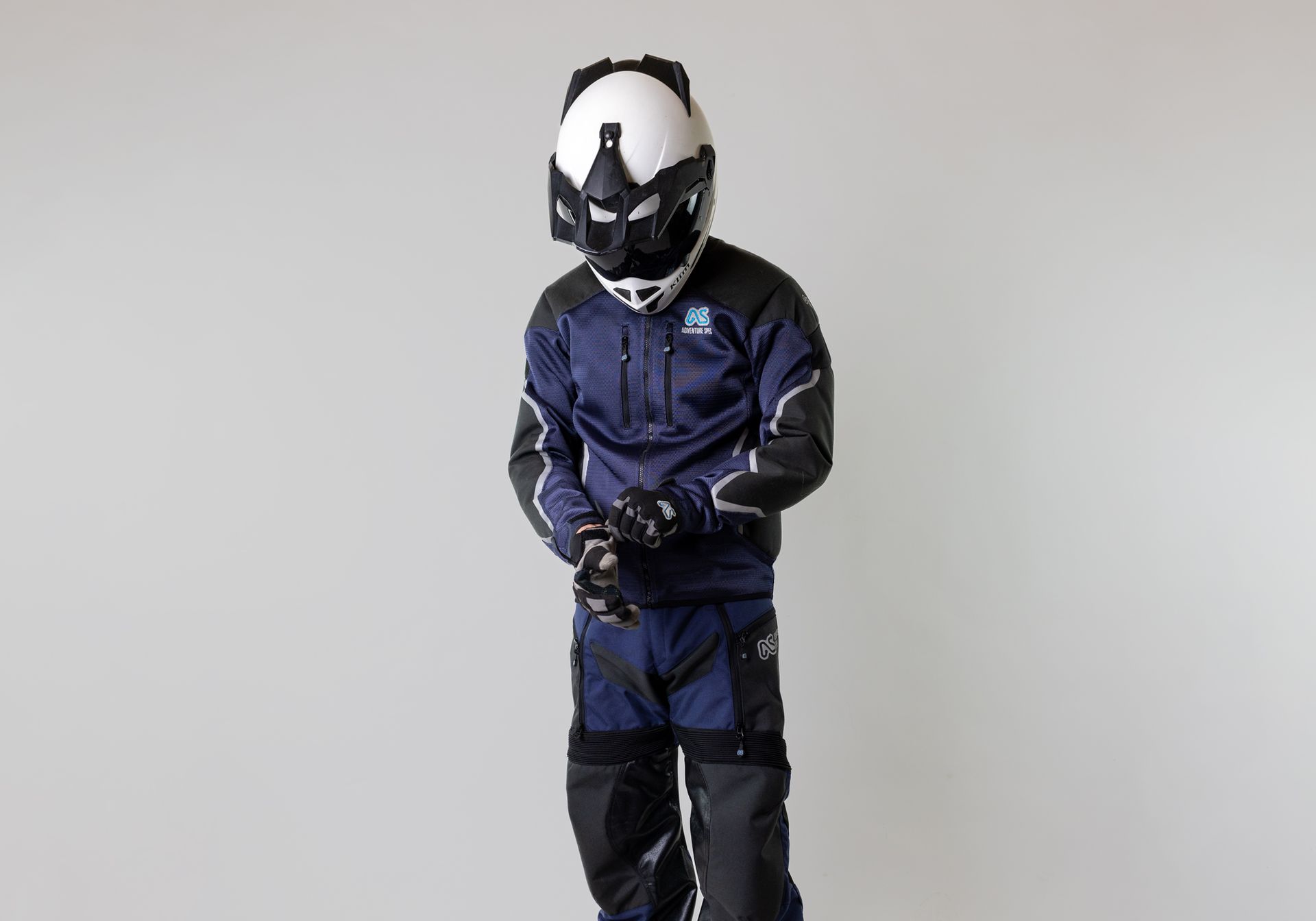 adventure spec Mongolia Trail Pants trousers motorcycle motorbike adv biker rider off road layering blue
