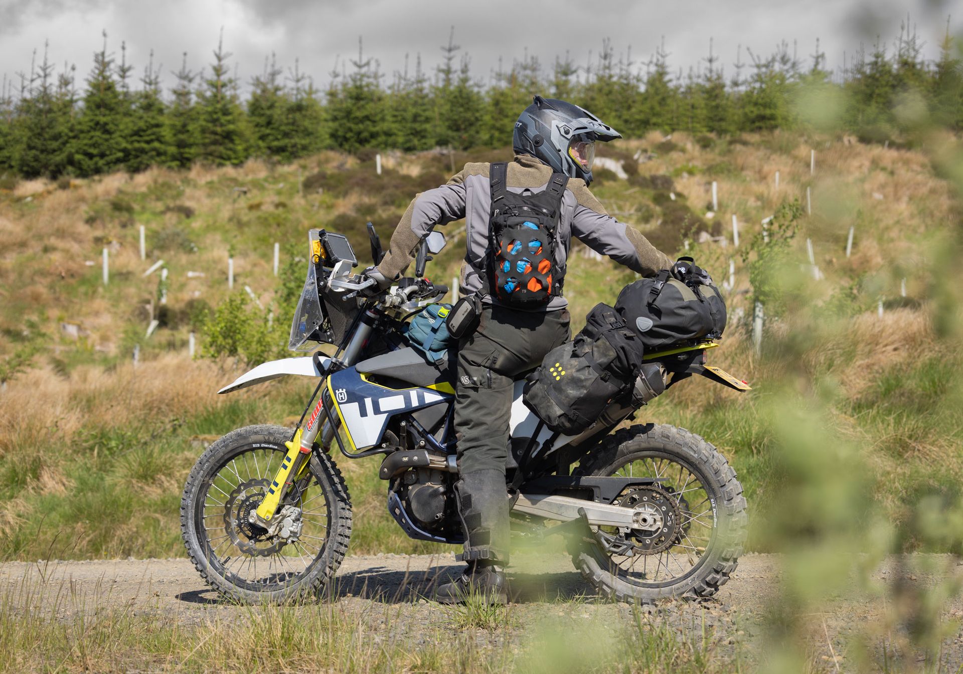 adventure spec waterproof motorcycle motorbike trousers singletrack pant