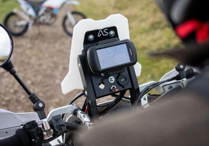 Adventure Spec Mini Fairing Support screen AMPS adv off roading kit build motorbike motorcycle universal usb