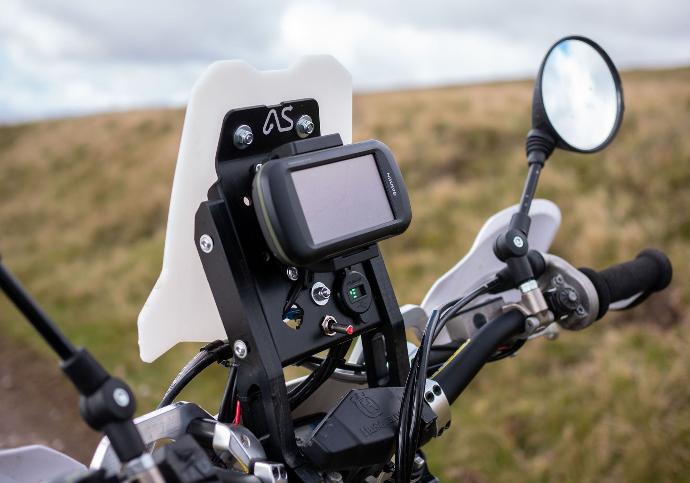 Adventure Spec Mini Fairing Support AMPS bracket  adv off roading kit build motorbike motorcycle universal