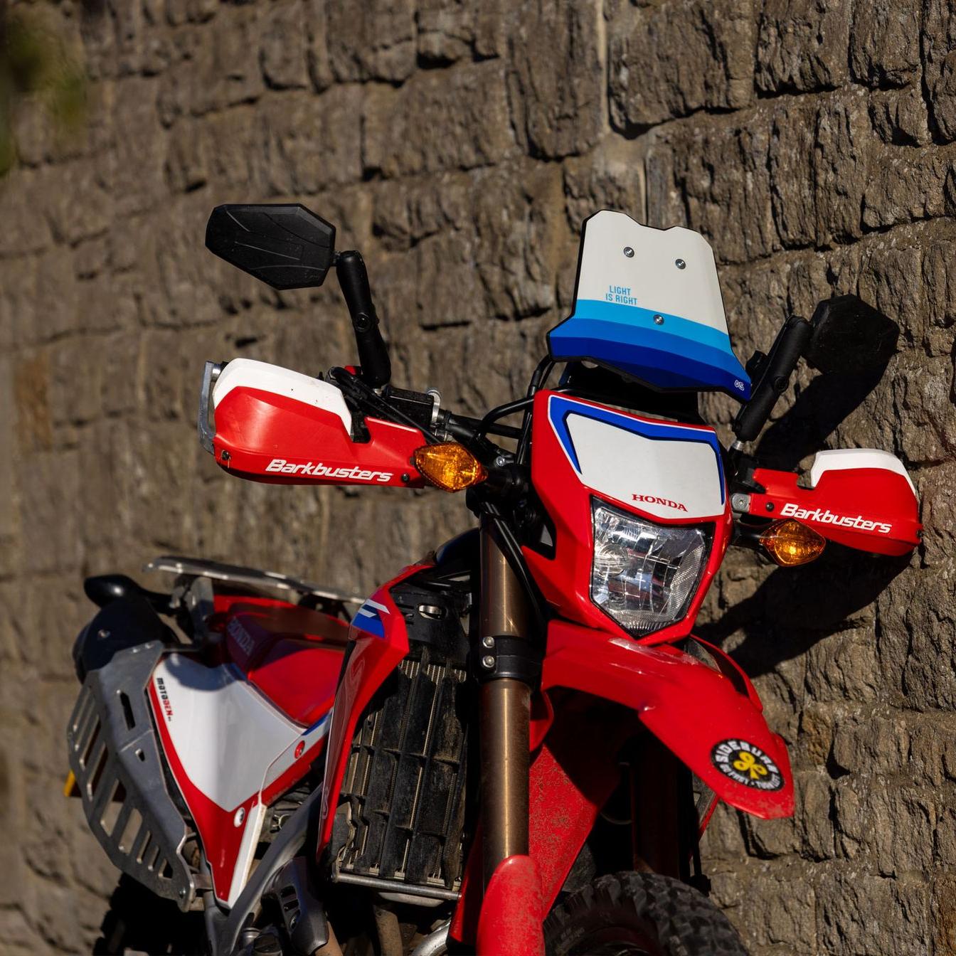 Adventure Spec Mini Fairing Support AMPS bracket  adv off roading kit build motorbike motorcycle universal sticker decal