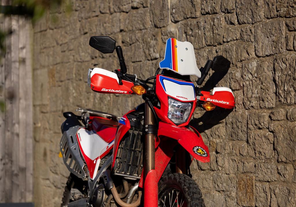 adventure spec mini fairing sticker decal motorbike motorcycle adv bike sunrise