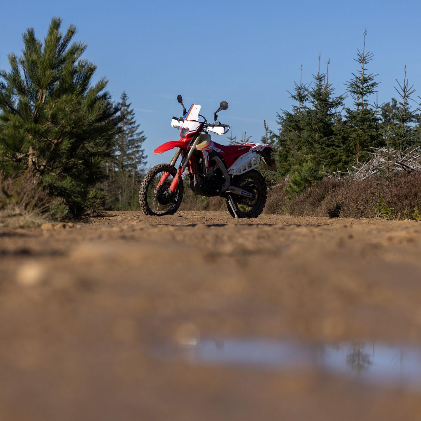 Adventure Spec Honda CRF450L Side Luggage Supports adv off roading kit build motorbike motorcycle adv riding