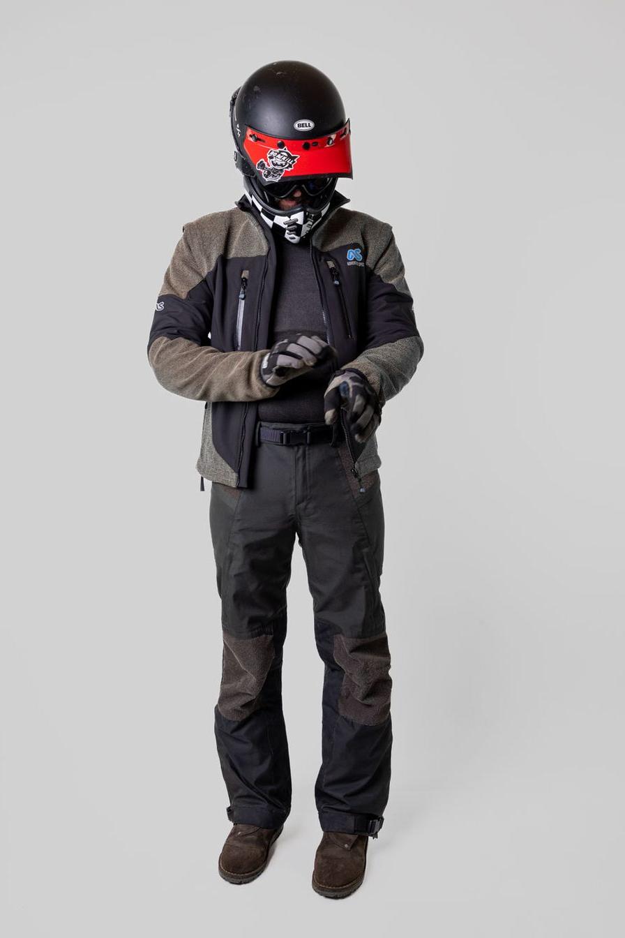 adventure spec the singletrack pant waterproof overpant motorcycle trousers linesman jacket