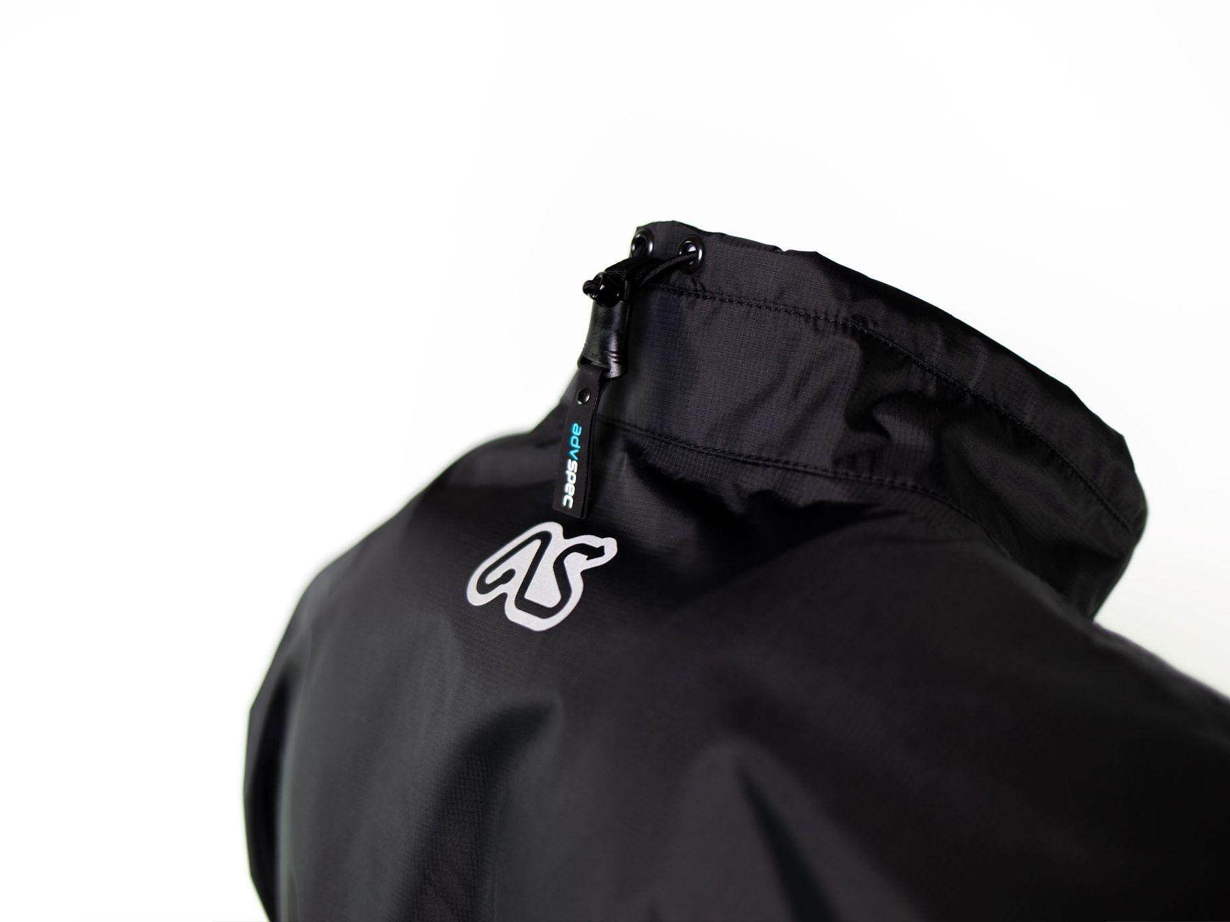 adventure spec aqua pac black waterproof motorcycle motorbike jacket adv biker rider