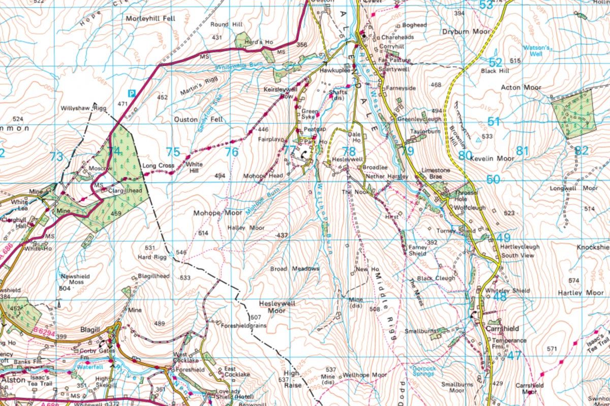 OS digital map