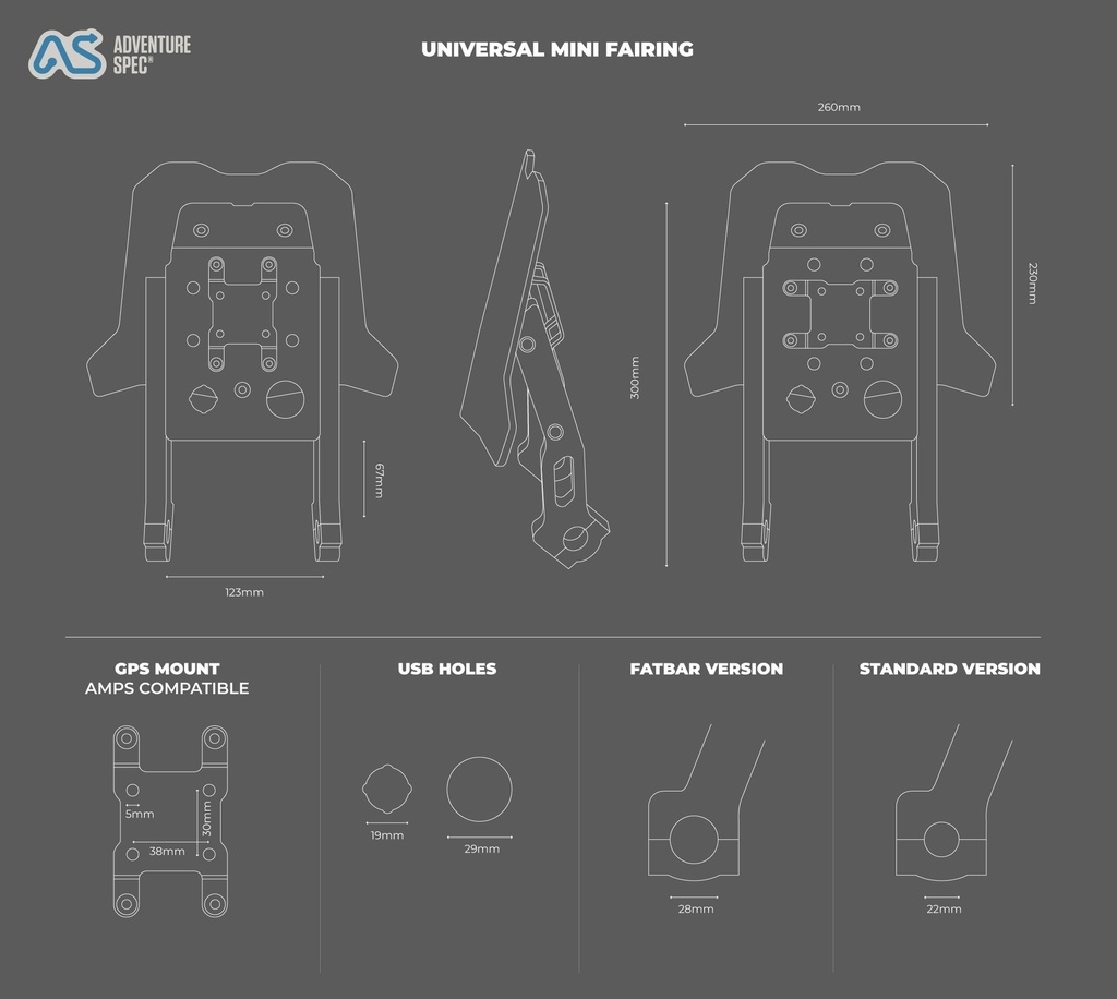 Adventure Spec Mini Fairing