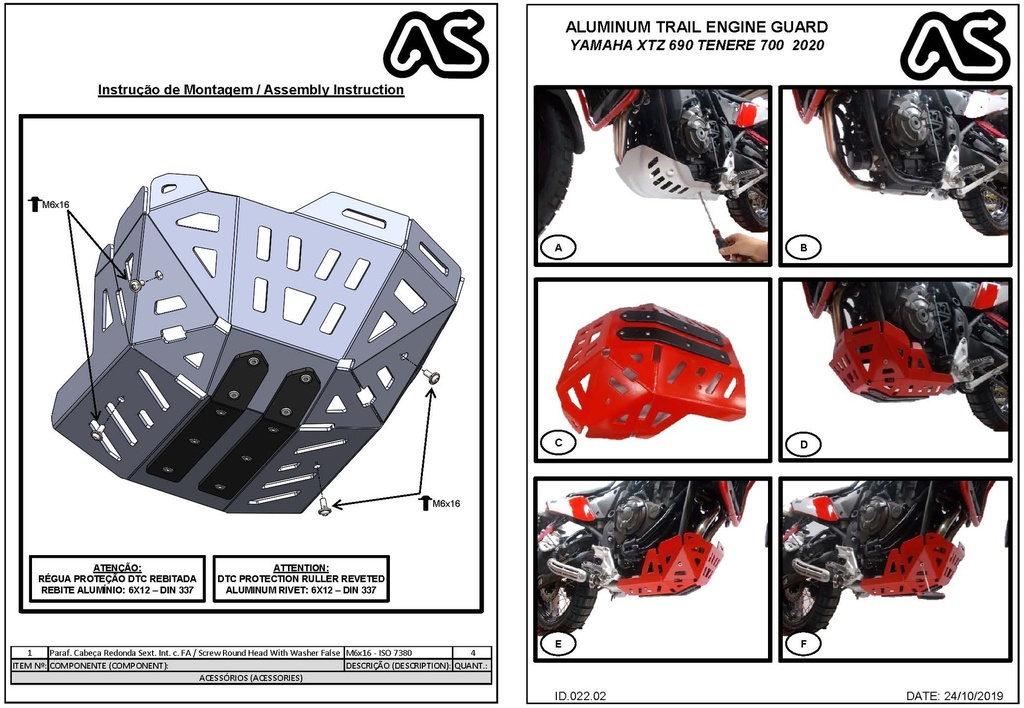 Adventure Spec Yamaha Tenere 700 Bashplate