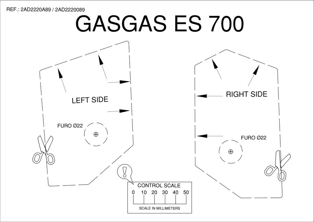 Adventure Spec GasGas 700 KTM 690 Rear Luggage Rack