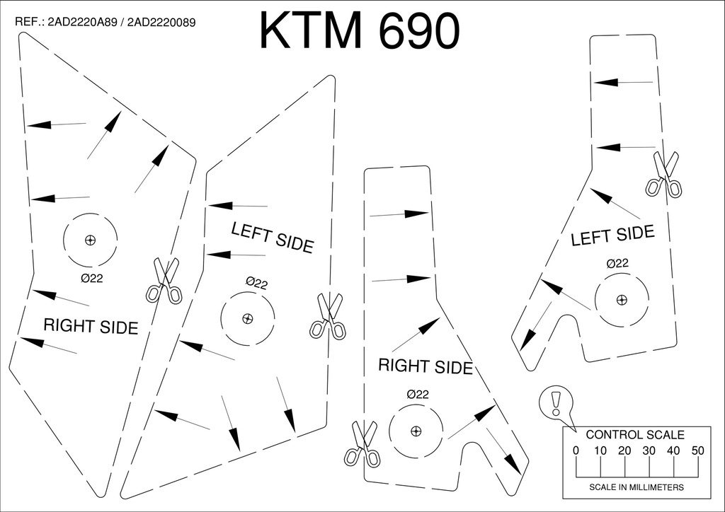 Adventure Spec GasGas 700 KTM 690 Rear Luggage Rack