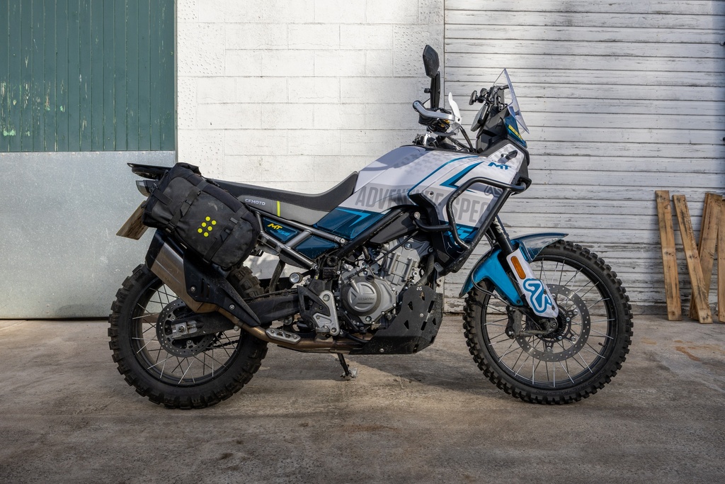 Adventure Spec CF Moto 450MT Side Luggage Racks